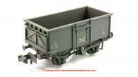 377-228 Graham Farish BR 16T Steel Mineral Wagon Top Flap Doors NCB Grey - Weathered - Era 7